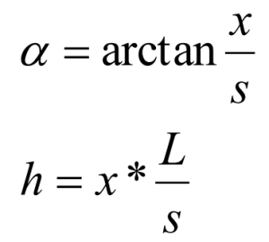 angular formula